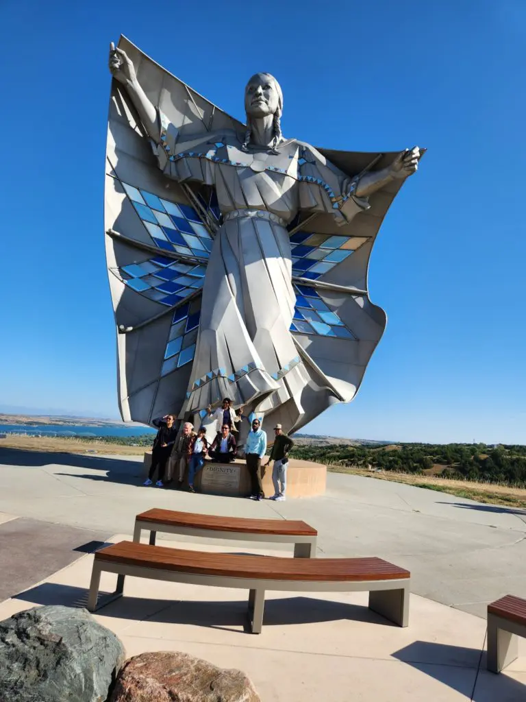 DTIVP at the Dignity Statue near Chamberlain, SD.